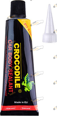 Герметик для кузова на полиуретановой основе Crocodile 60 мл черный (60B)