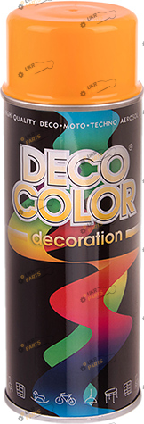 Аэрозольная краска Deco Color Decoration желтый 400 мл (RAL1028/721221)