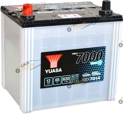 Автомобильный аккумулятор Yuasa 65Ah EFB Start Stop Battery Japan 65 Ач (YBX7014)