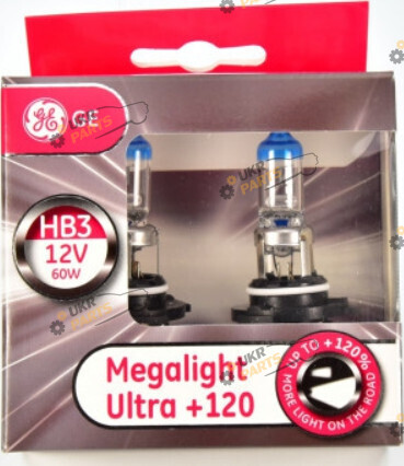 Галогеновая лампа Tungsram Megalight Ultra 120 HB3 2 шт (53810NU.2D)