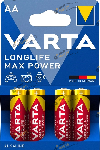 Батарейка Varta Longlife Max Power AA 4 шт. (4706101404)
