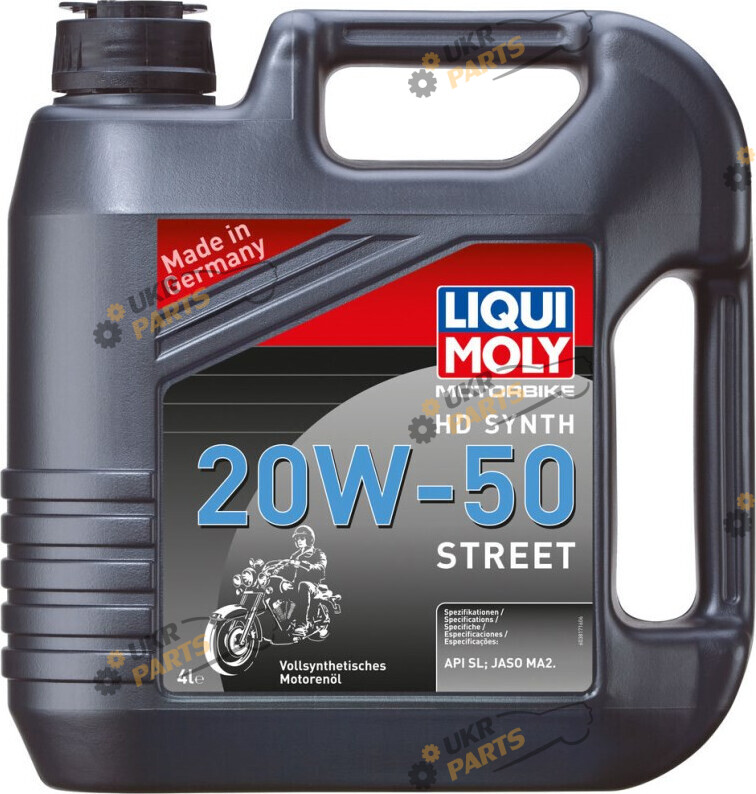 Моторное масло Liqui Moly Motorbike HD Synth Street 20W-50 4 л (3817)