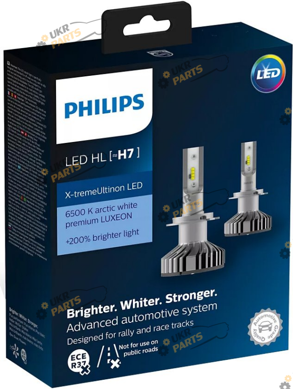 LED лампа Philips X-treme Ultinon H7 25 Вт (12985BWX2)