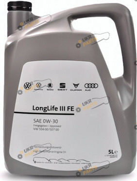 Моторное масло VAG LongLife III FE 0W-30 5 л (GS55545M4)