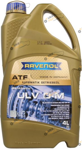 Масло трансмиссионное Ravenol ATF ULV D-M 4 л (RAVATFULVDM4L)