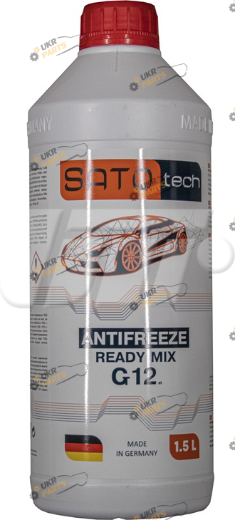 Антифриз Sato Tech -35С G12 красный 1.5 л (G1201RRM)