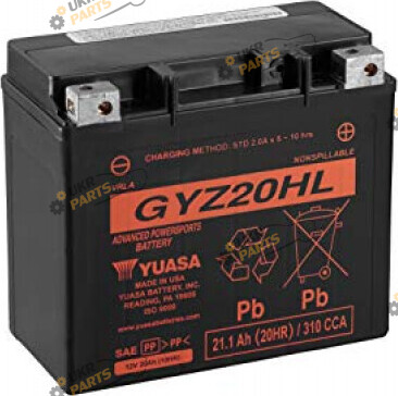 Мотоциклетный аккумулятор Yuasa МОТО High Performance MF VRLA Battery 21.1 Ач (GYZ20HL)