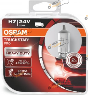 Галогеновая лампа Osram 70W 24V PX26D 10X2 HardDuopet H11 2 шт (64215TSPHCB)