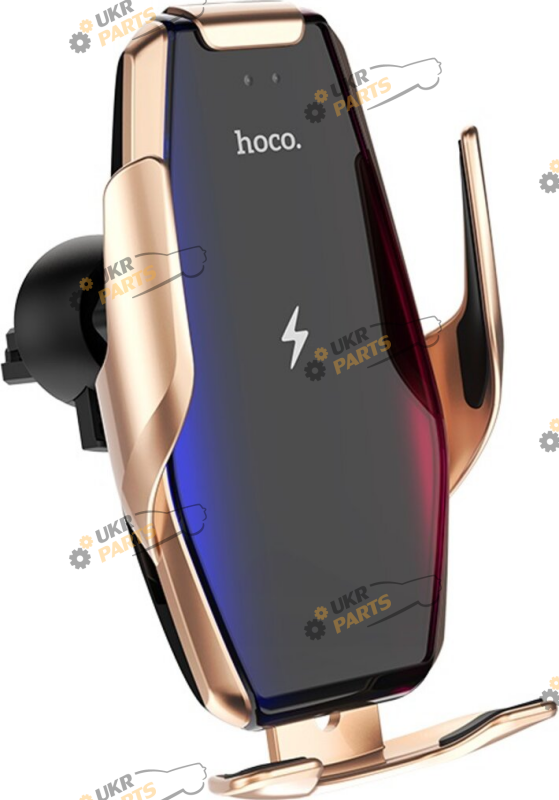 Держатель для телефона на лобовое стекло Hoco S14 Surpass automatic induction з безпровідною зарядкою (6931474715159)