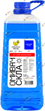 Жидкость омывателя готовая летняя ORGANIC PRINK Морской Бриз 4.2 л (011021)