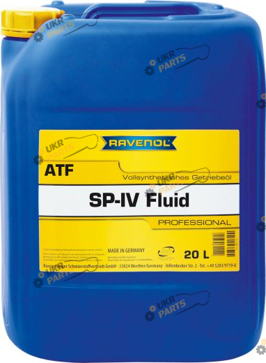 Масло трансмиссионное Ravenol ATF SP-IV Fluid 20 л (RAVATFFLUIDSPIV20L)