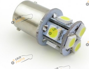 Лампочка AllLight T25/5 8 диодов 5050 1157 BA15S 12V WHITE (T25/5-08-5050)