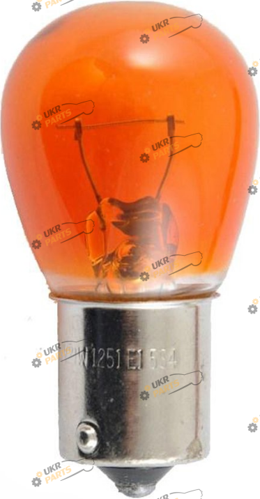 Лампочка поворота SOLAR PY21W 12V 21W BAU15s Amber (1251)