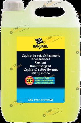 Антифриз Bardahl UNIVERSAL COOLANT G12+ жёлтый 5 л (7323)