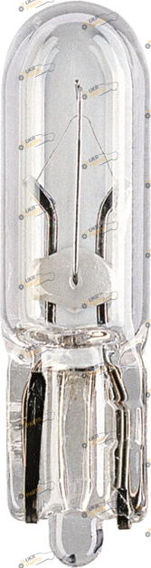 Лампочка Китай Standart W1,2W 12V 1,2W W2x4,6D (1002300)