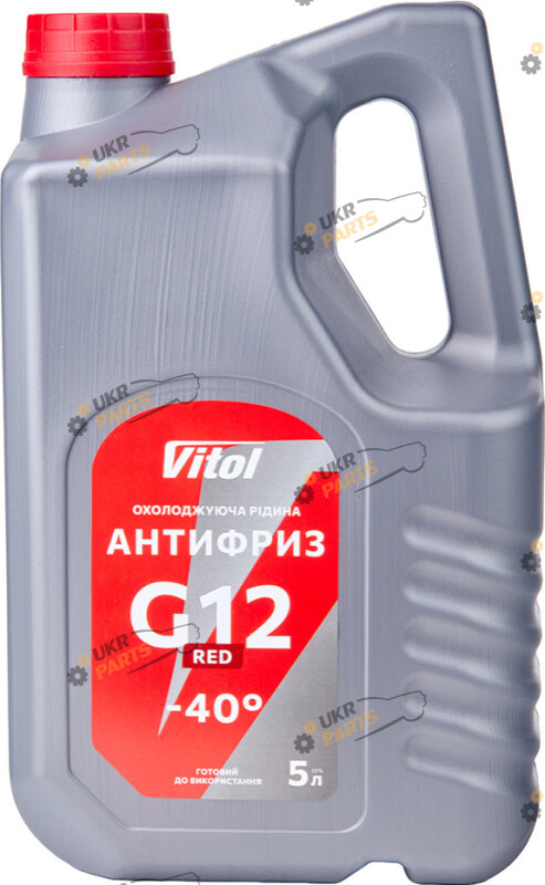 Антифриз Vitol G12 красный 5 л (VTA-126)