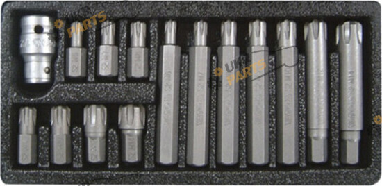 Набор бит Yato М6, М7, М8, М9, М10, М12, М14 Стандарт (YT-0419)