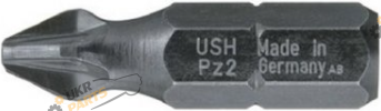 Набор бит USH Industry PZ2 x 25 мм, 10 шт (UUSG0012361)