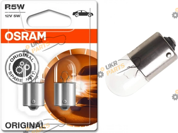 Лампочка габарита Osram Original R5W 2 шт (5007-BLI2)