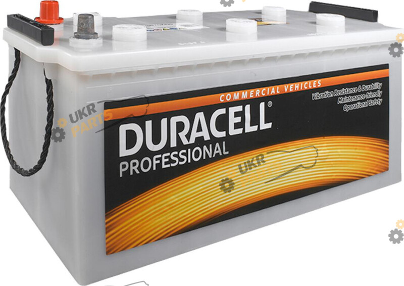 Грузовой аккумулятор Duracell Professional Commercial Vehicle EN 1050A R+ 225 Ач (DP225)