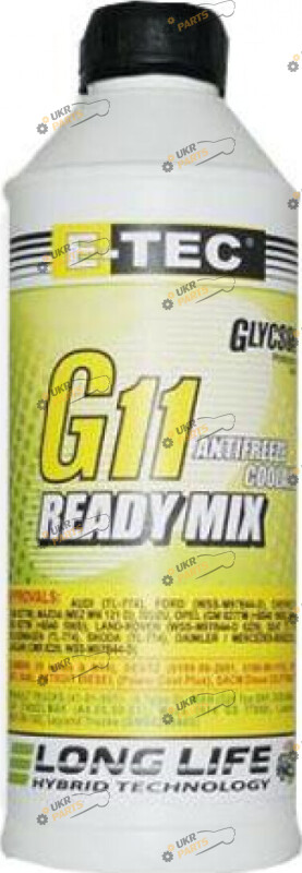 Антифриз E-TEC -40 Glycsol G11 зелёный 1 л (2853)