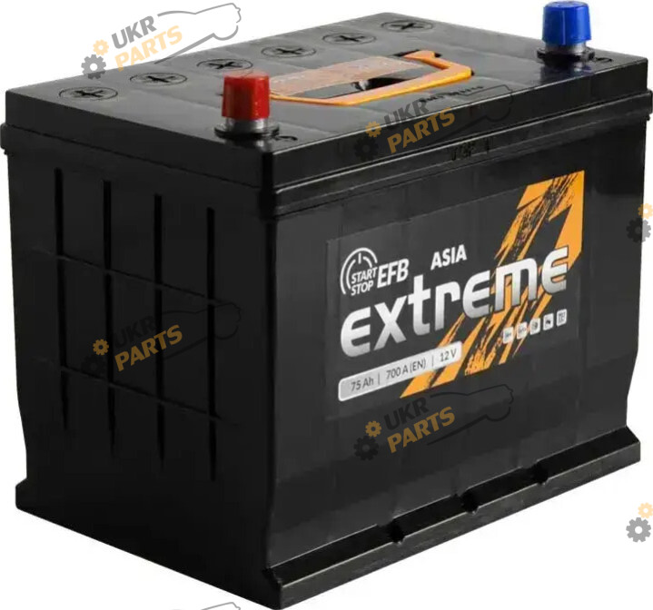 Автомобильный аккумулятор Extreme 75 Ач (6CT-75 A (1) ASIA EFB EXTREME)
