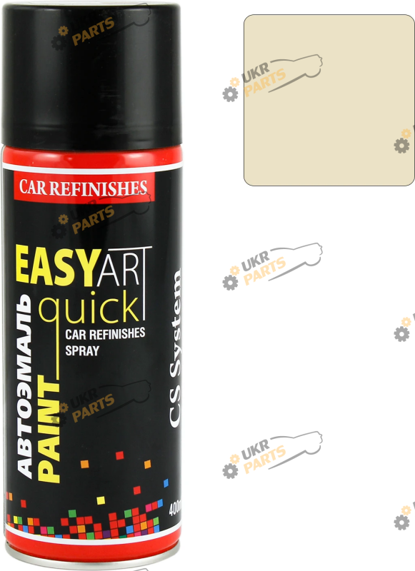 Аэрозольная краска CS System Easy Art Quick Paint 1021 Лотос бежевый глянцевый 400 мл (CSA021)