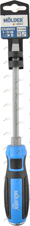 Отвертка ударная MOLDER SL8x150mm 1 шт (MT33006)