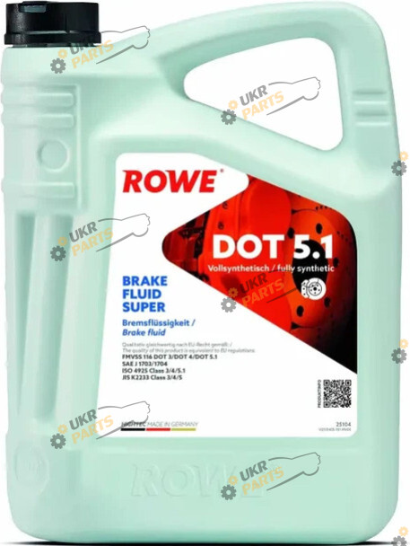 Тормозная жидкость Rowe DOT 5.1 5 л (25104-0050-99)