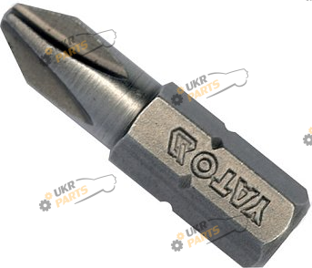 Набор бит Yato PH2 X 25 мм HEX 1/4