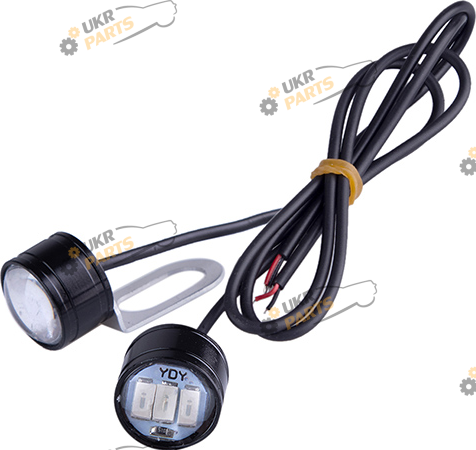 Болт крепления номера AG с подсветкой 5630-3SMD 12V 2шт. черные Blue (60347)