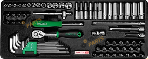 Набор инструментов Toptul 1/4 72 предмета (GCAT7202)