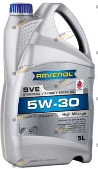 Моторное масло Ravenol SVE Ester Oil High Mileage 5W-30 5 л (1116101-005)