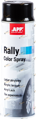 Аэрозольная краска APP Rally Color Spray черный 600 мл (52098)