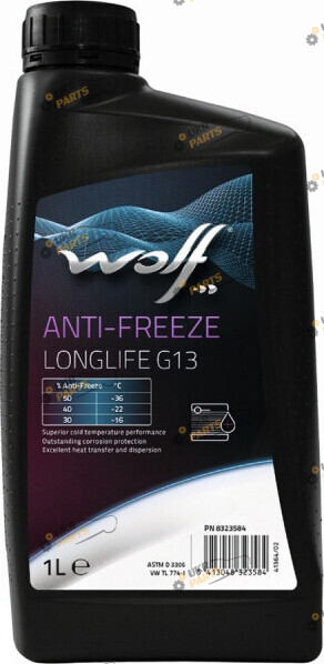 Антифриз Wolf oil LONGLIFE G13 фиолетовый 1 л (8323584)