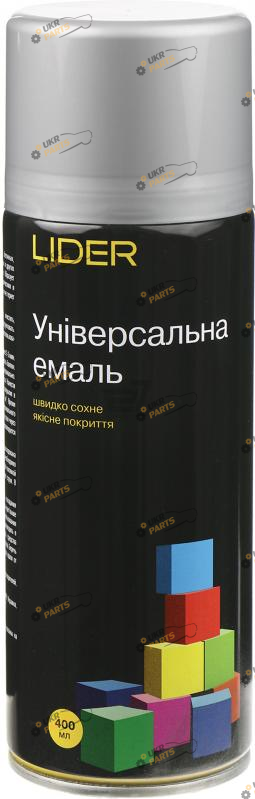 Аэрозольная краска LIDER 9006 серебристая 400 мл (9006-400 серебристая)