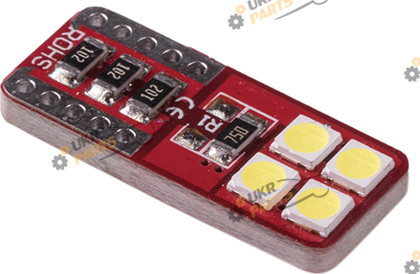 LED лампа Pulso T10/8SMD-5050/CANBUS/12v/0.5w/80lm White 0.5 Вт (LP-188066)