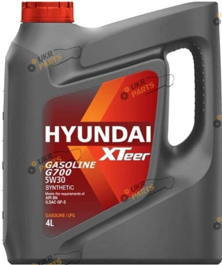 Моторное масло Hyundai/Kia XTeer Gasoline G700 5W-30 4 л (1041135)