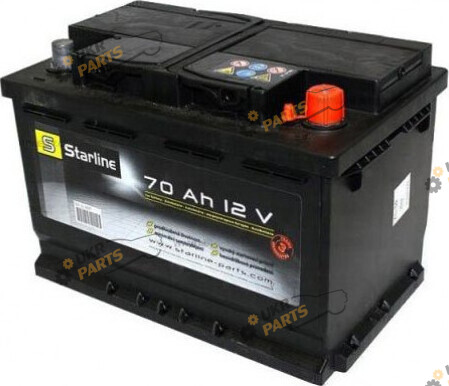 Автомобильный аккумулятор Starline 640 En, R+ 70 Ач ( BA SL 66P)