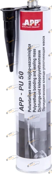 Герметик для кузова APP PU50 Fast Cure 310 мл черный (102879)