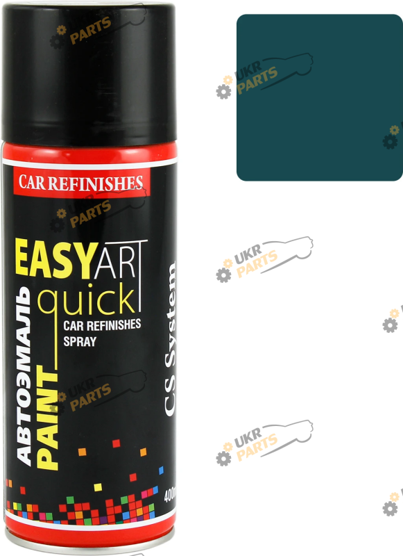 Аэрозольная краска CS System Easy Art Quick Paint 377 Мурена зеленый глянцевый 400 мл (CS1377)