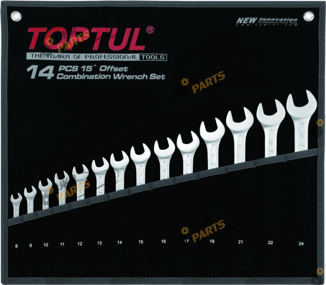 Набор комбинированных ключей Toptul 8 мм 14 шт. (GPAB1404)