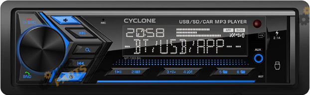 Бездисковая автомагнитола Cyclone MP 1093 BA (MP-1093 BA)