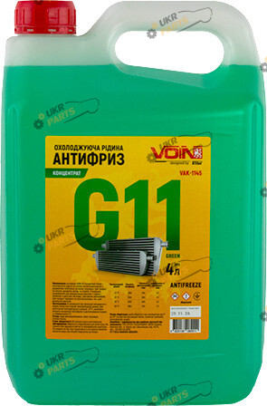 Концентрат антифриза Voin G11 зелёный 4 л (VAK-1145)