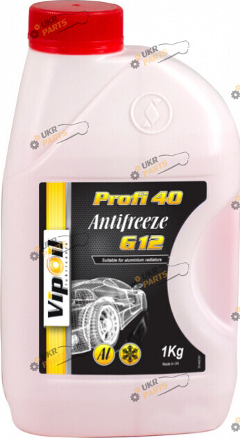 Антифриз Vipoil Profi 40 G12 красный 1 л (701402)