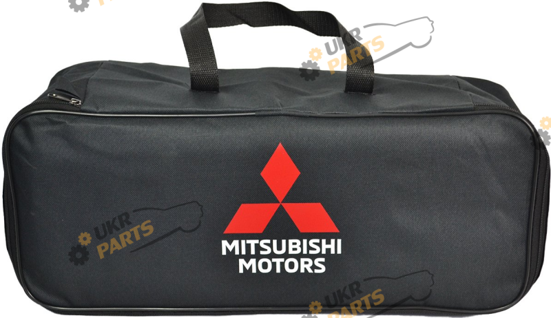 Сумка органайзер Poputchik Mitsubishi чорна 1 відділ розмір 45,5 х 18 х 18,5 см 16 л (03-120-1Д)
