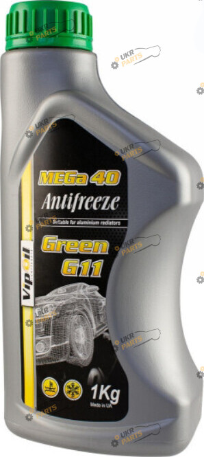 Антифриз Vipoil MEGA Green 40 G11 зелёный 1 л (0335797)