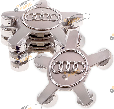 Комплект колпачков литых дисков Vitol 57x135 з кiльцем (4шт.) универсальные Audi (53982)