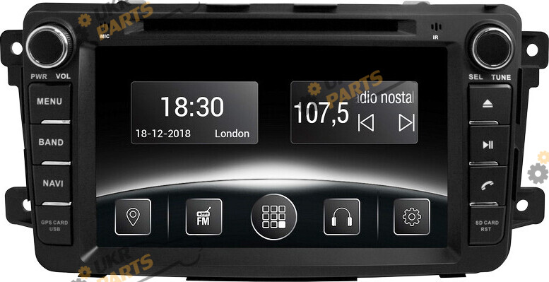 Штатная автомагнитола Gazer CM6007-TB Mazda (25055)