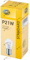 Лампочка габарита Hella 21W P21W (8GA002073-121)